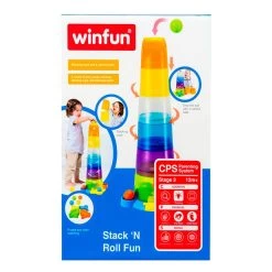 Winfun Stack ´n Roll Fun Stack Blocks -Children's Shop winfun stack n roll fun stack blocks 4