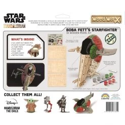 Bobba Fett The Mandalorian Star Wars Model Replica -Children's Shop woodworx bobba fett the mandalorian star wars model replica 2