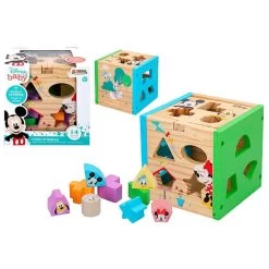 Disney Mickey Minnie Wooden Cube Forms 14 Pieces -Children's Shop woomax disney mickey minnie wooden cube forms 14 pieces 1