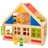 Wooden Dollhouse -Children's Shop woomax wooden dollhouse