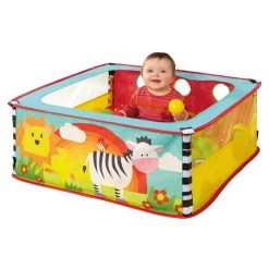 Worlds Apart Pop-Up Ball Pit Zebra 80X80X30Cm -Children's Shop worlds apart pop up ball pit zebra 80x80x30cm 3